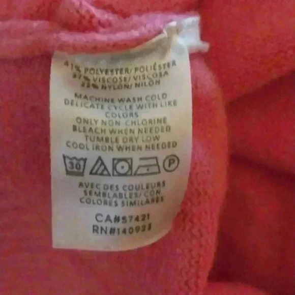 Ann Taylor Seamed Turtleneck Tunic Sweater Size MP - Picture 8 of 8